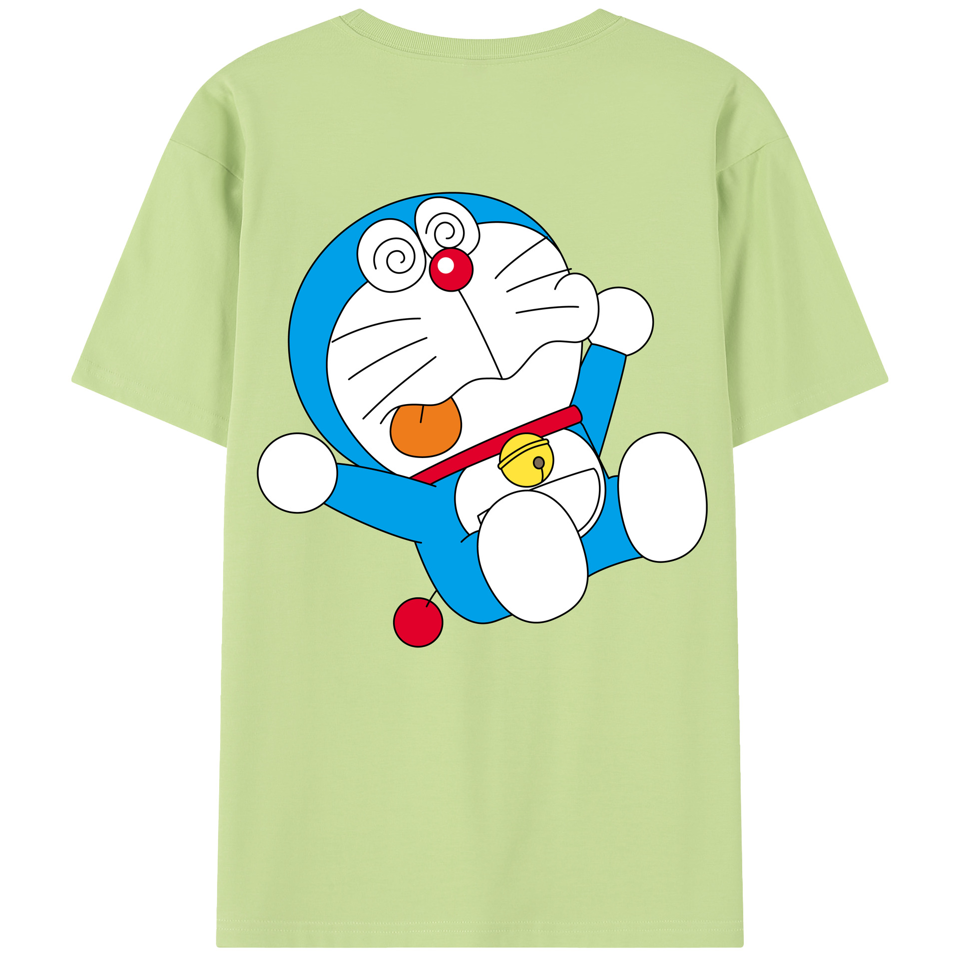 （画像用） ドラえもん Doraemon 綿100％半袖Tシャツ（背面プリント）